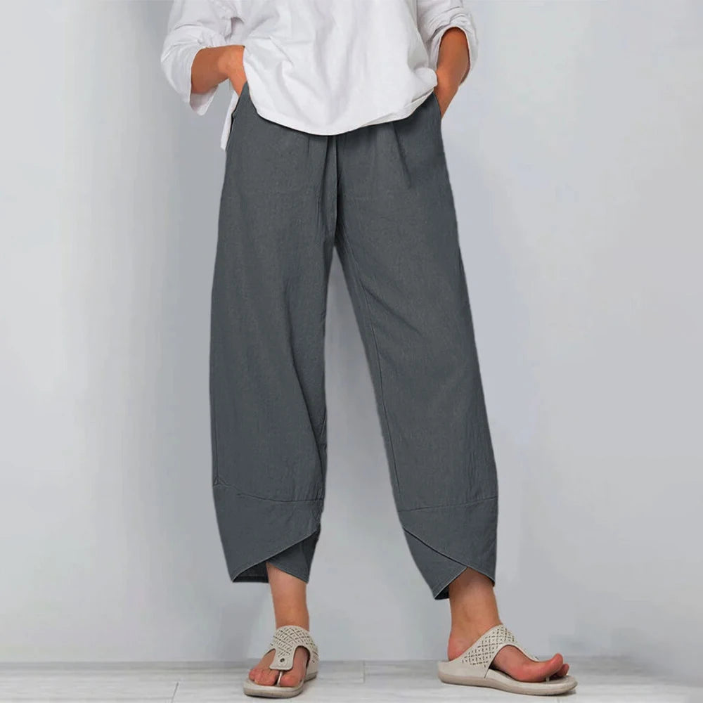 Matylda | Cropped Wide Leg Trousers