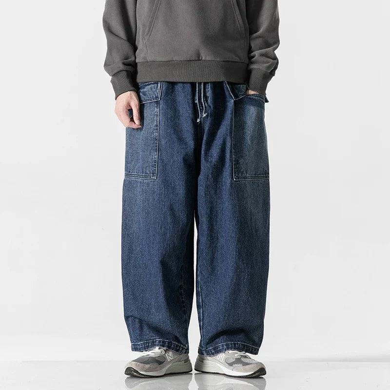 Bruno | Jeans With Wide Legs and Drawstring Waist