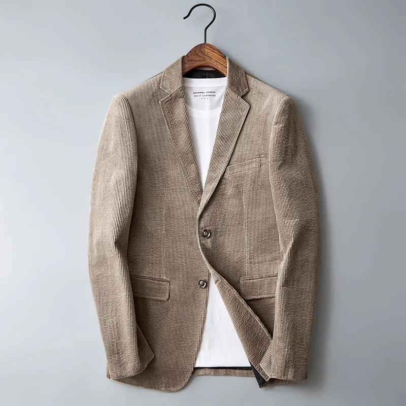 Cameron | Blazer With Corduroy Texture and Notched Lapels
