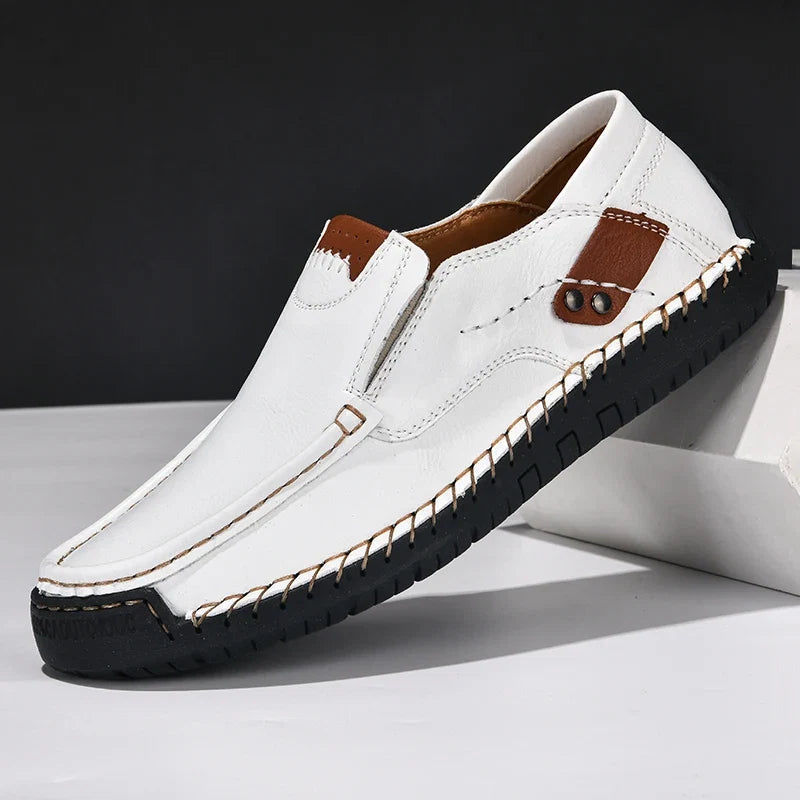 Gia | Slip On Shoes with Contrast Panels