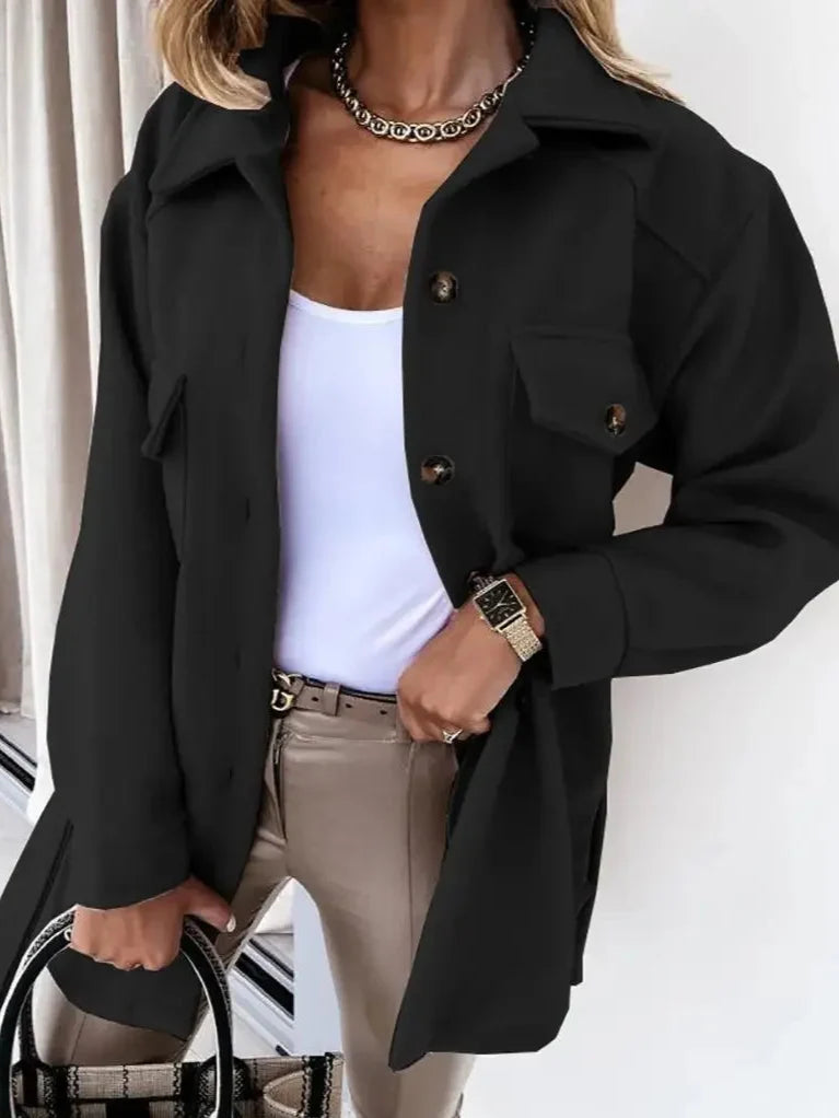 Vicky | Button Front Casual Jacket