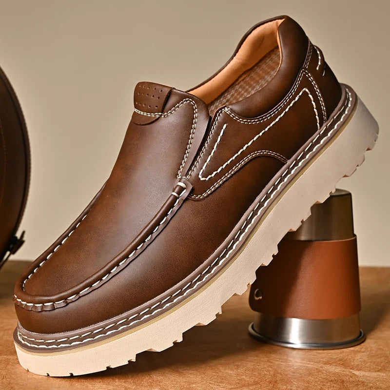 Hedwin | Slip On Moc Toe Casual Shoes