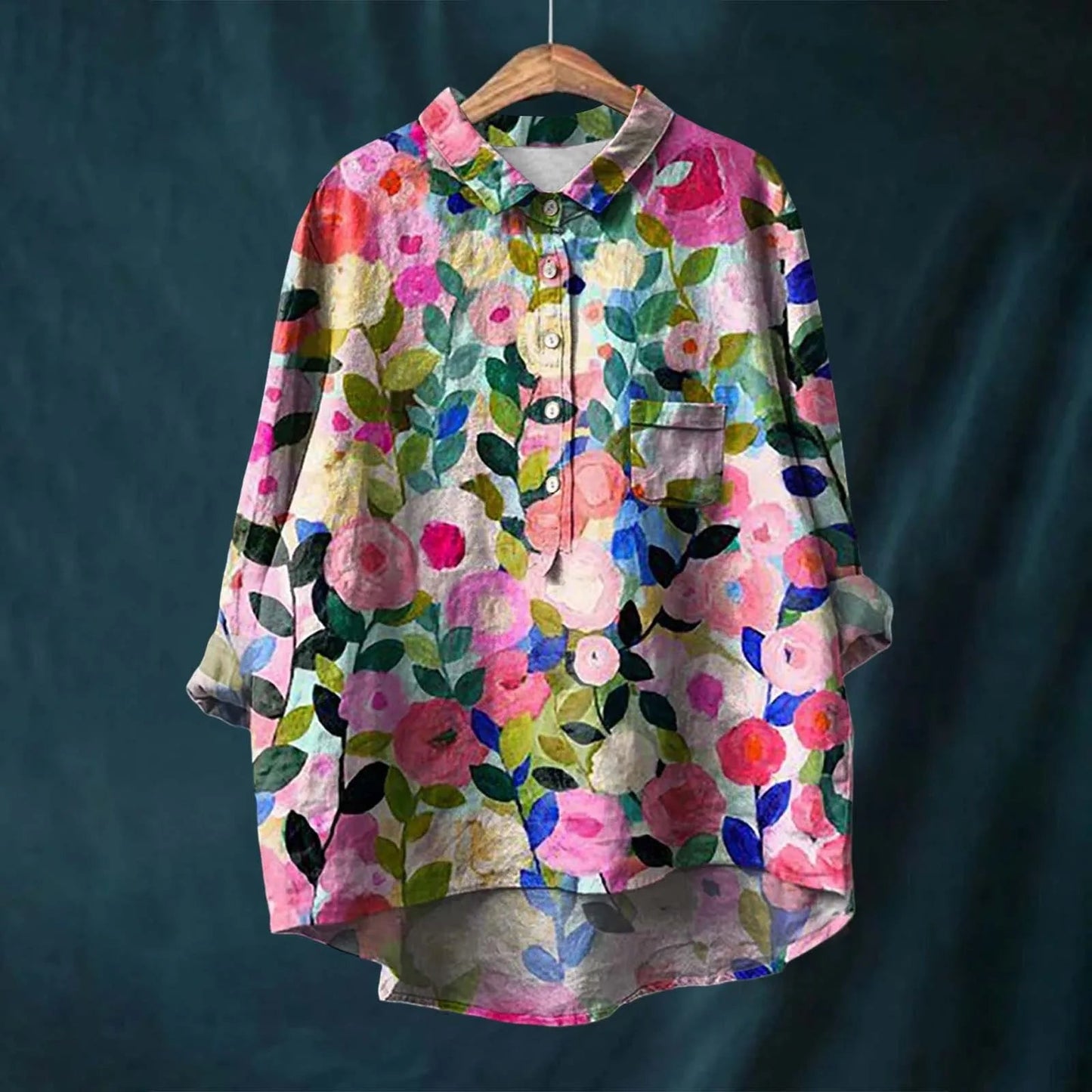 Lucero | Printed Button Front Shirt