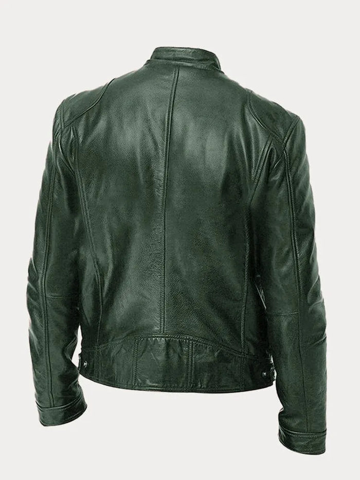 Zafeirios | Jacket with Stand Collar and Zip Pockets
