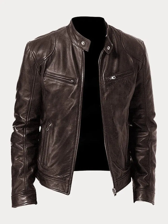 Zafeirios | Jacket with Stand Collar and Zip Pockets