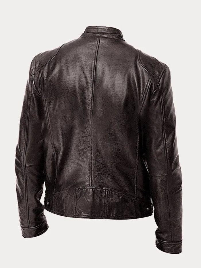 Zafeirios | Jacket with Stand Collar and Zip Pockets
