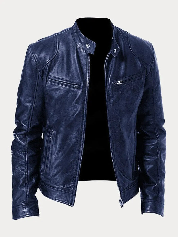 Zafeirios | Jacket with Stand Collar and Zip Pockets