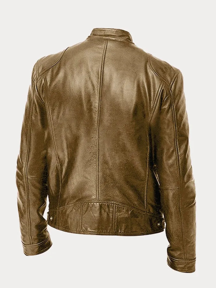 Zafeirios | Jacket with Stand Collar and Zip Pockets