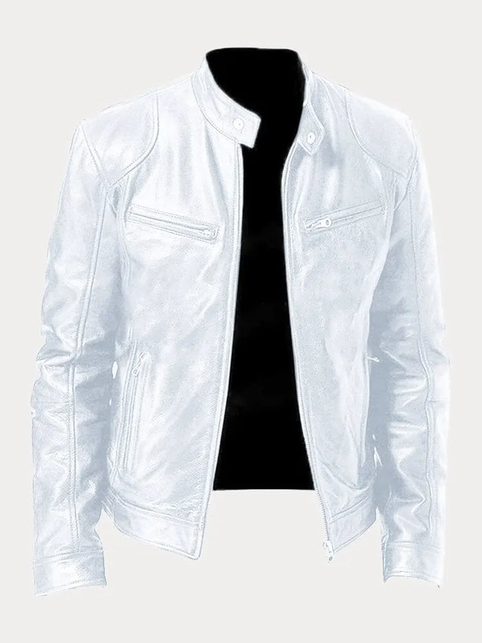 Zafeirios | Jacket with Stand Collar and Zip Pockets
