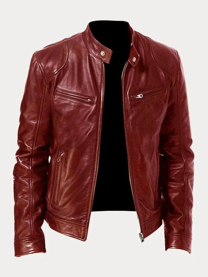 Zafeirios | Jacket with Stand Collar and Zip Pockets