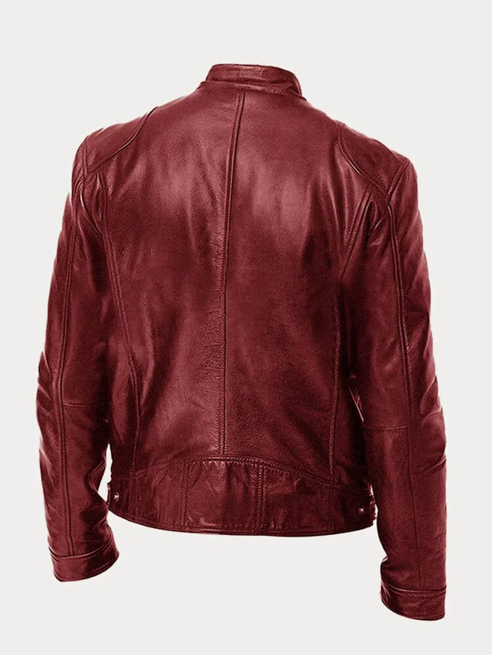 Zafeirios | Jacket with Stand Collar and Zip Pockets