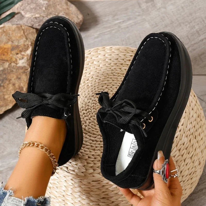 Tonja – Lace Up Slip On Walking Shoes