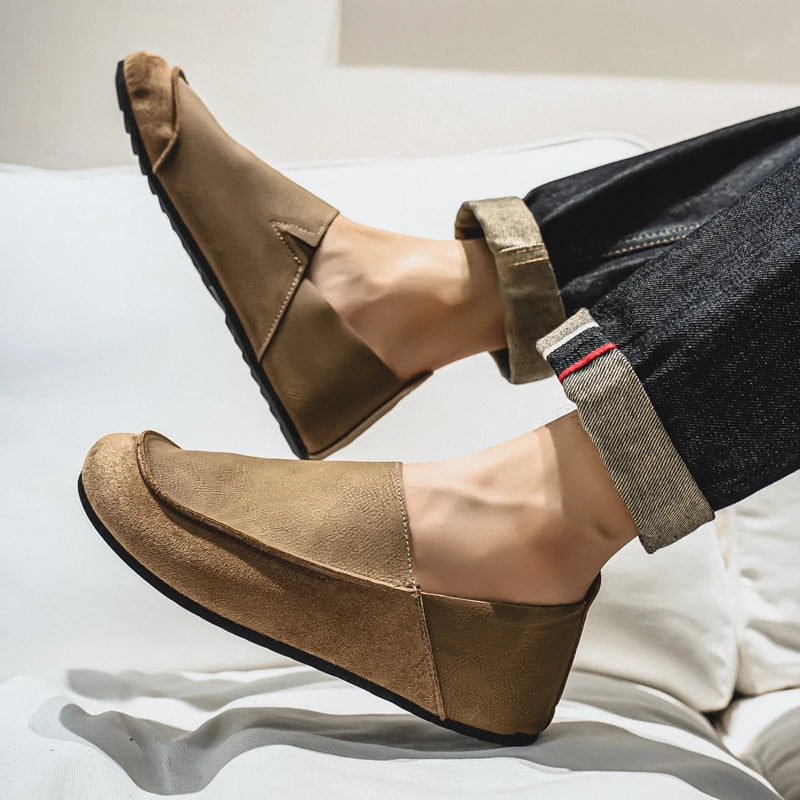 Hersch | Slip On Round Toe Casual Shoes