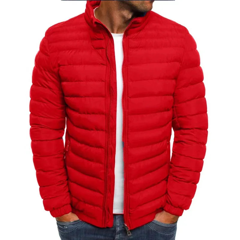 Aurelio | Quilted Stand Collar Zip Jacket