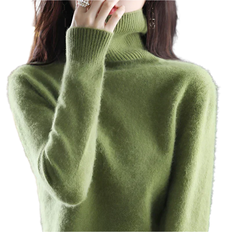 Terraflex | Cashmere Turtleneck Sweater with Textured Stitch