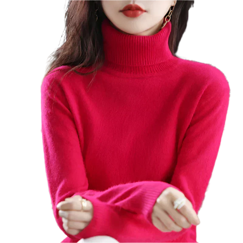 Terraflex | Cashmere Turtleneck Sweater with Textured Stitch