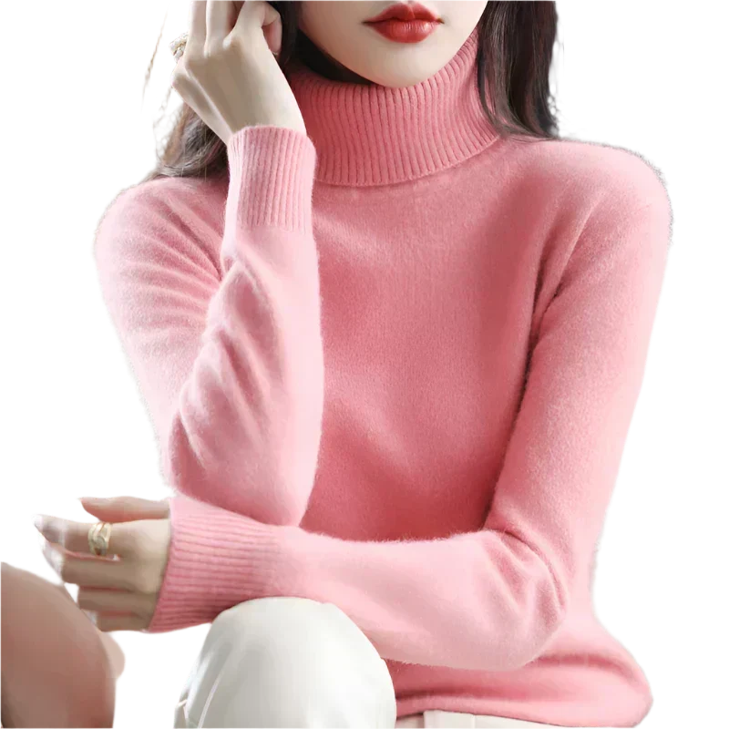 Terraflex | Cashmere Turtleneck Sweater with Textured Stitch