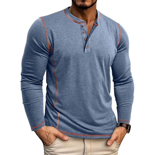 Chuck | Long Sleeve Henley Shirt