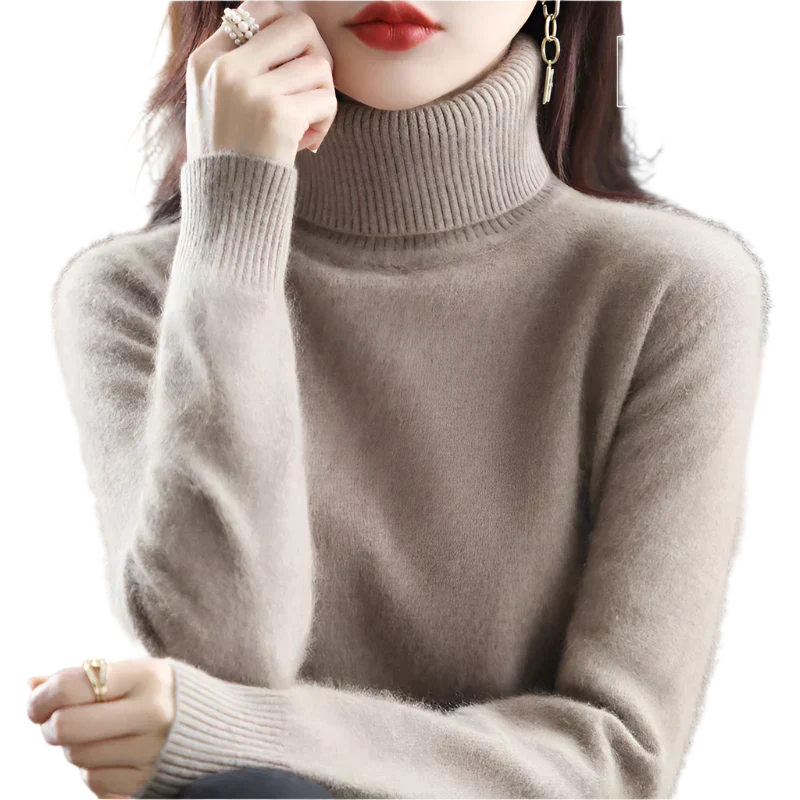 Terraflex | Cashmere Turtleneck Sweater with Textured Stitch