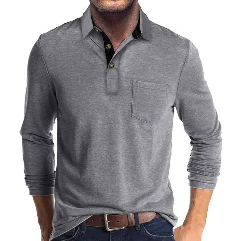 Wilfrido | Polo Shirt with Long Sleeves and Pocket