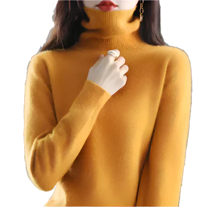 Terraflex | Cashmere Turtleneck Sweater with Textured Stitch