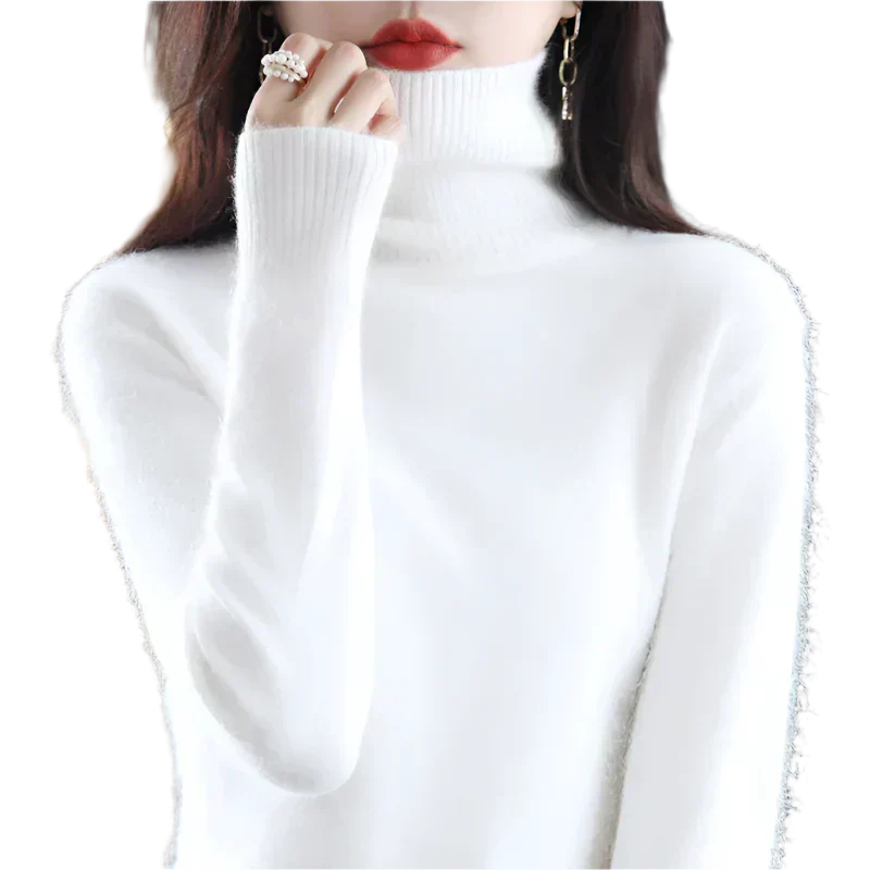 Terraflex | Cashmere Turtleneck Sweater with Textured Stitch