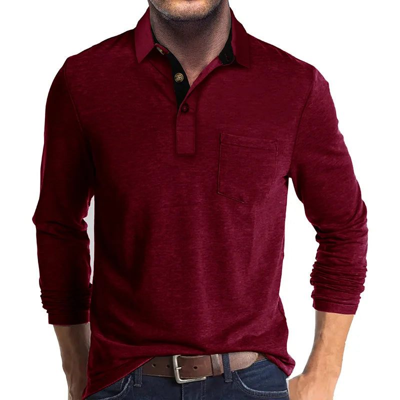 Wilfrido | Polo Shirt with Long Sleeves and Pocket