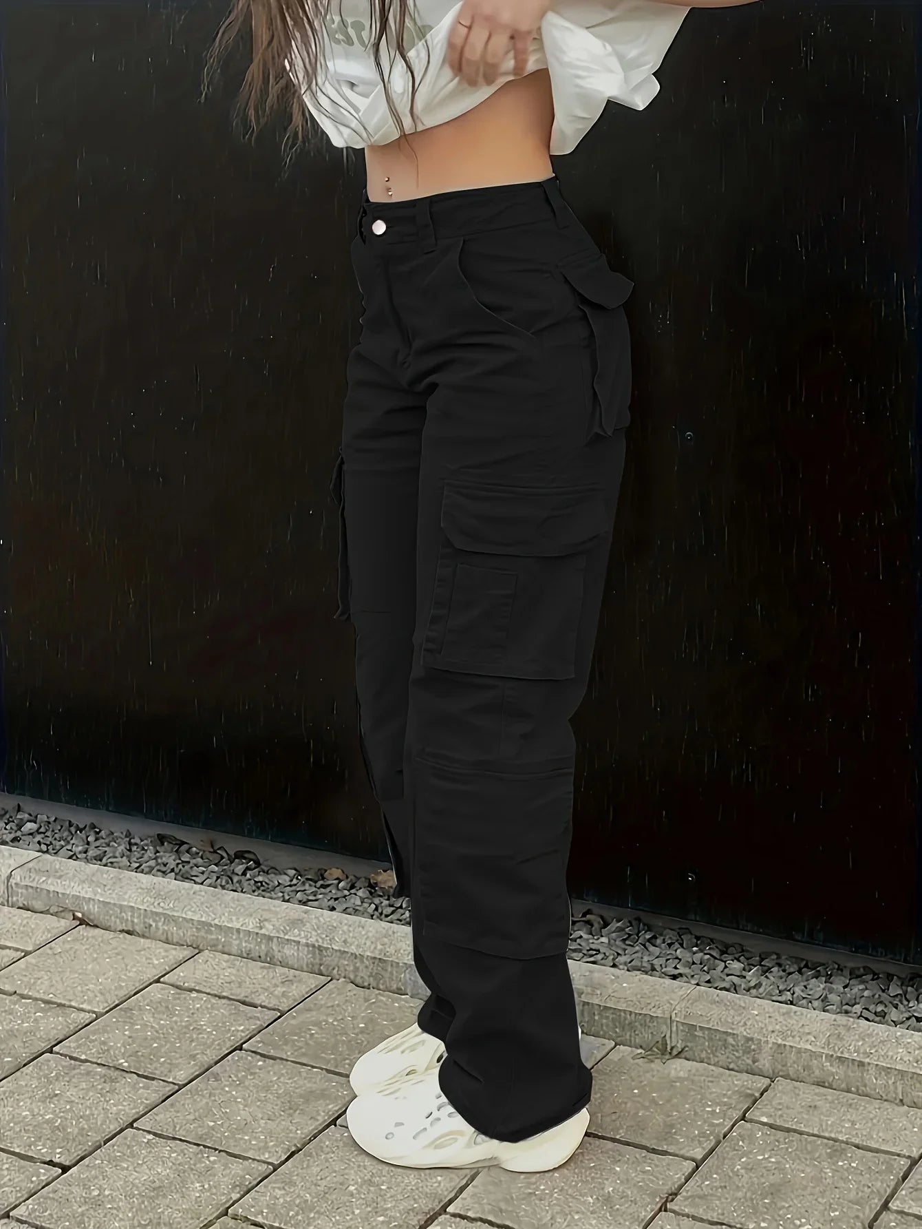Freena | Straight Leg Multi-Pocket Cargo Pants