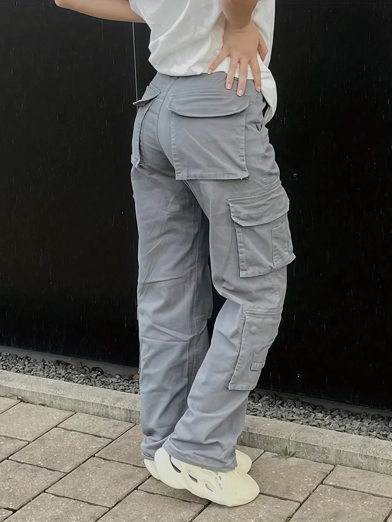 Freena | Straight Leg Multi-Pocket Cargo Pants