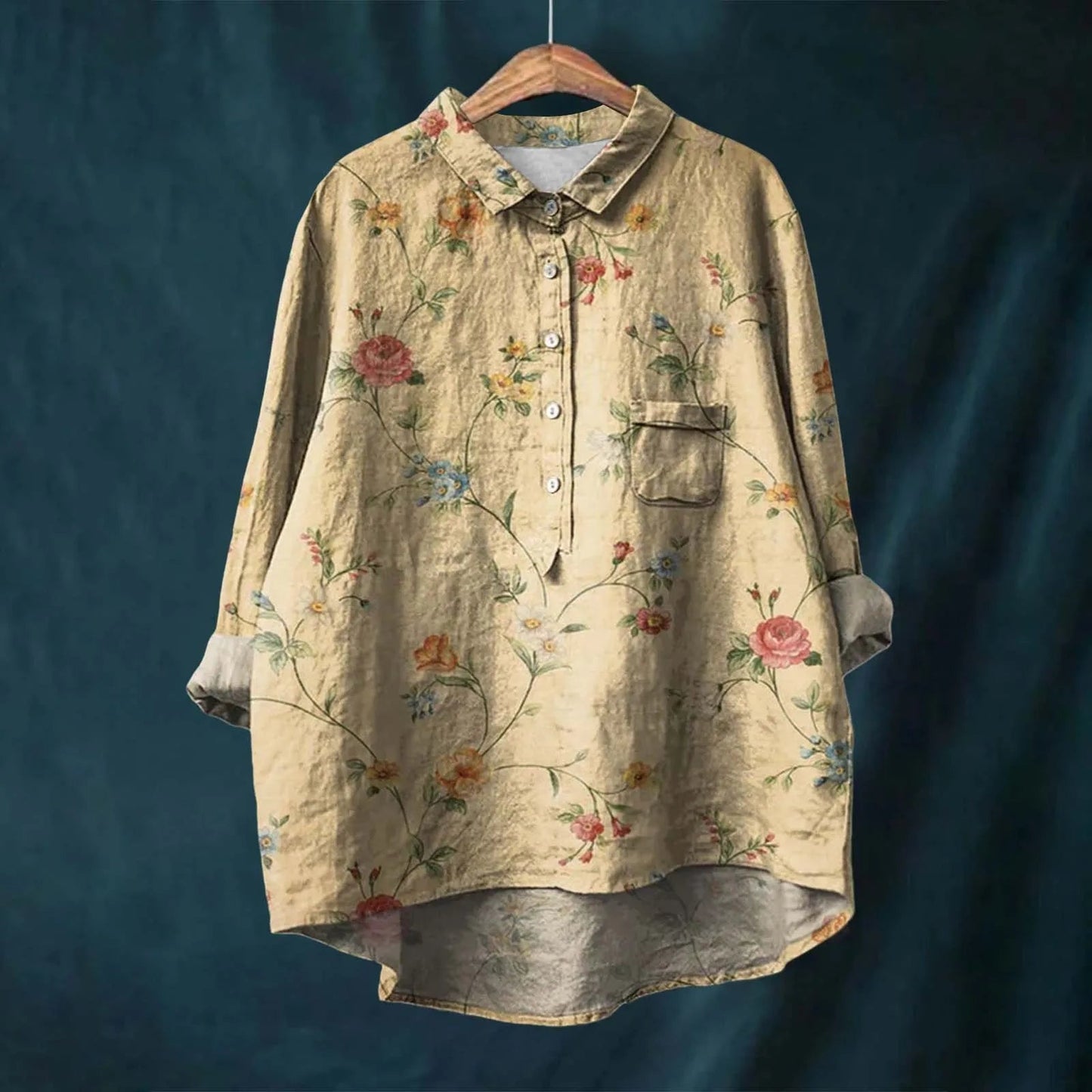 Lucero | Printed Button Front Shirt