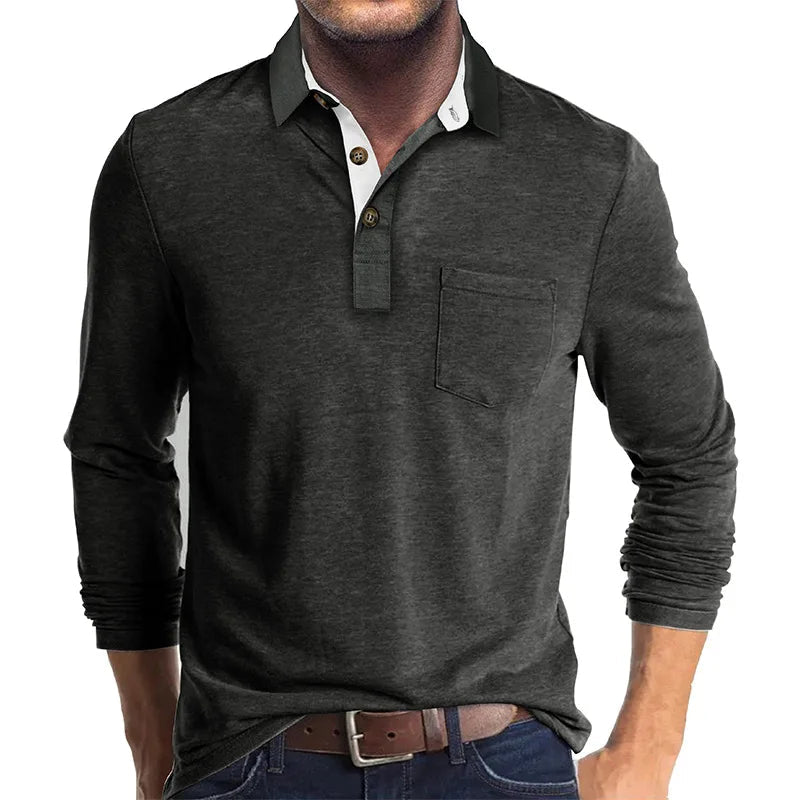 Wilfrido | Polo Shirt with Long Sleeves and Pocket