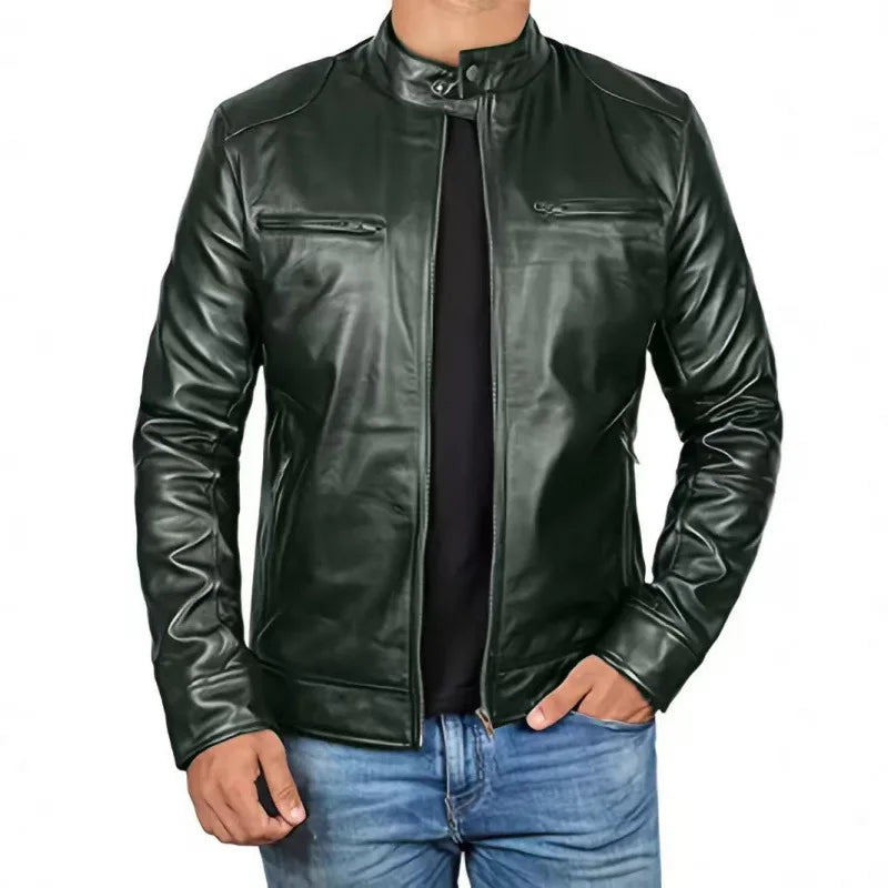 Daouda - Stand Collar Zip Jacket