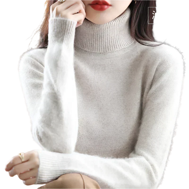 Terraflex | Cashmere Turtleneck Sweater with Textured Stitch