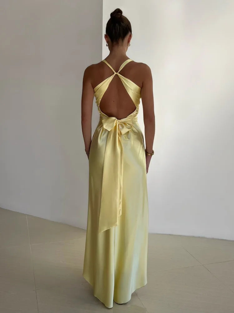 Fabiola | Sleeveless V-Neck Maxi Dress