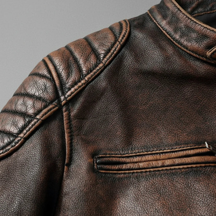 Samer | Structured Moto Zip Jacket