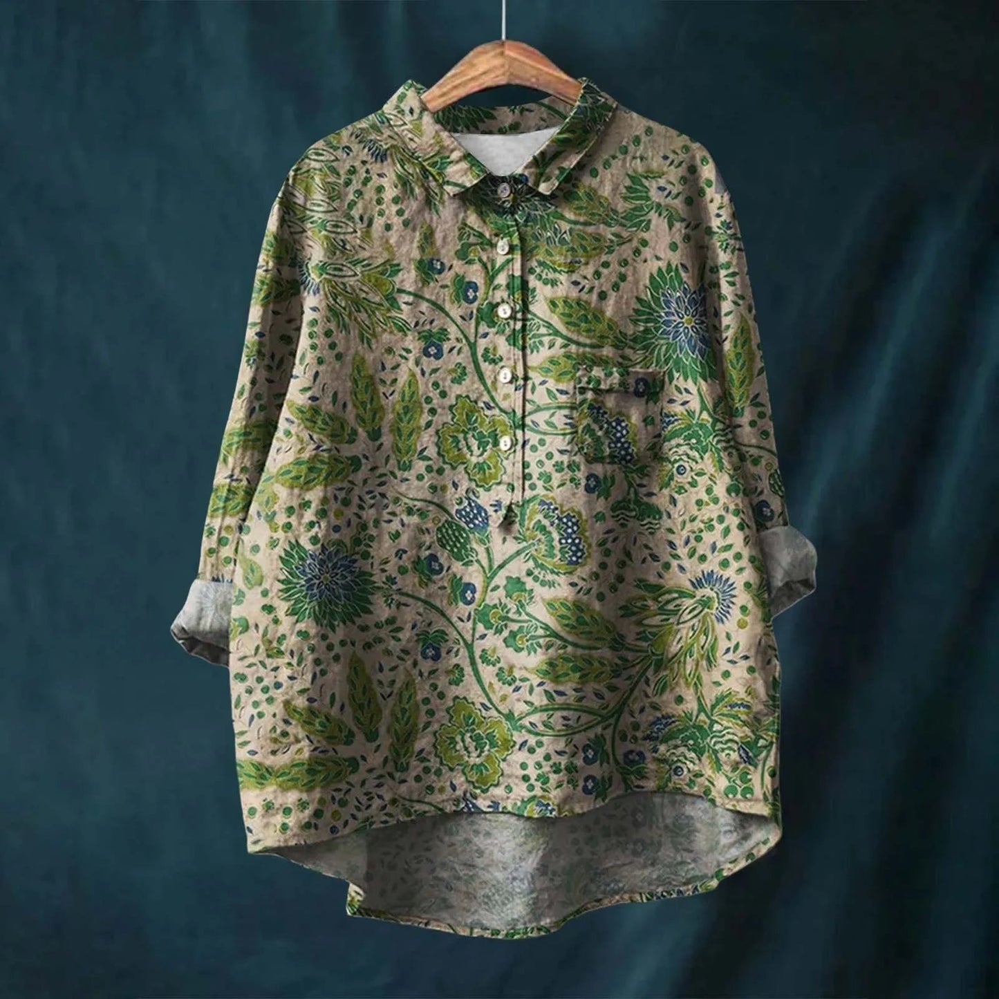 Lucero | Printed Button Front Shirt