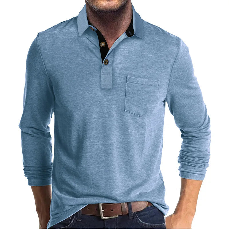 Wilfrido | Polo Shirt with Long Sleeves and Pocket