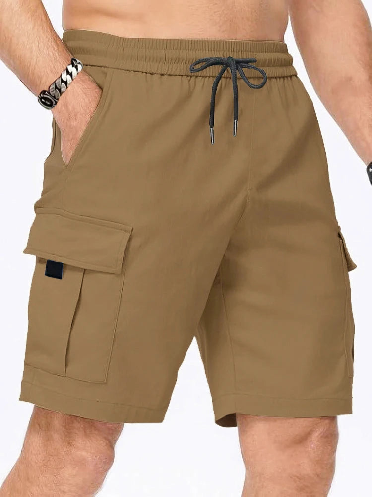 Jakub | Cargo Shorts with Drawstring Waist Pockets