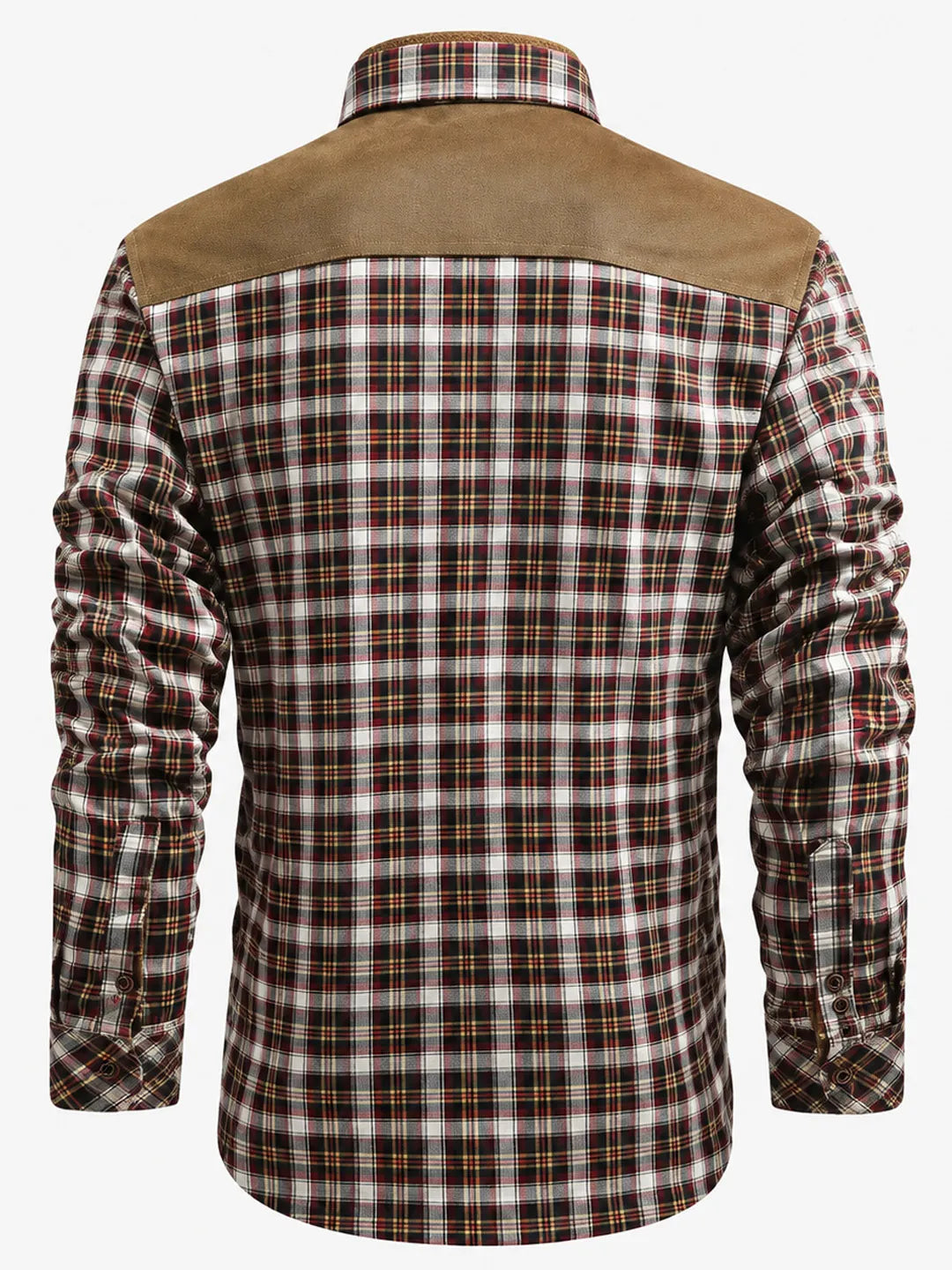 Joel | Overshirt with Plaid Pattern and Contrast Yoke