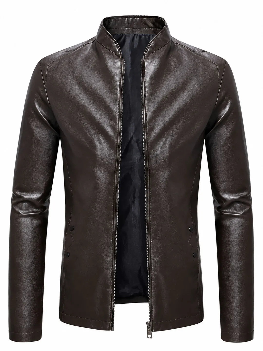 Whiteley | Jacket with Stand Collar and Zip Front