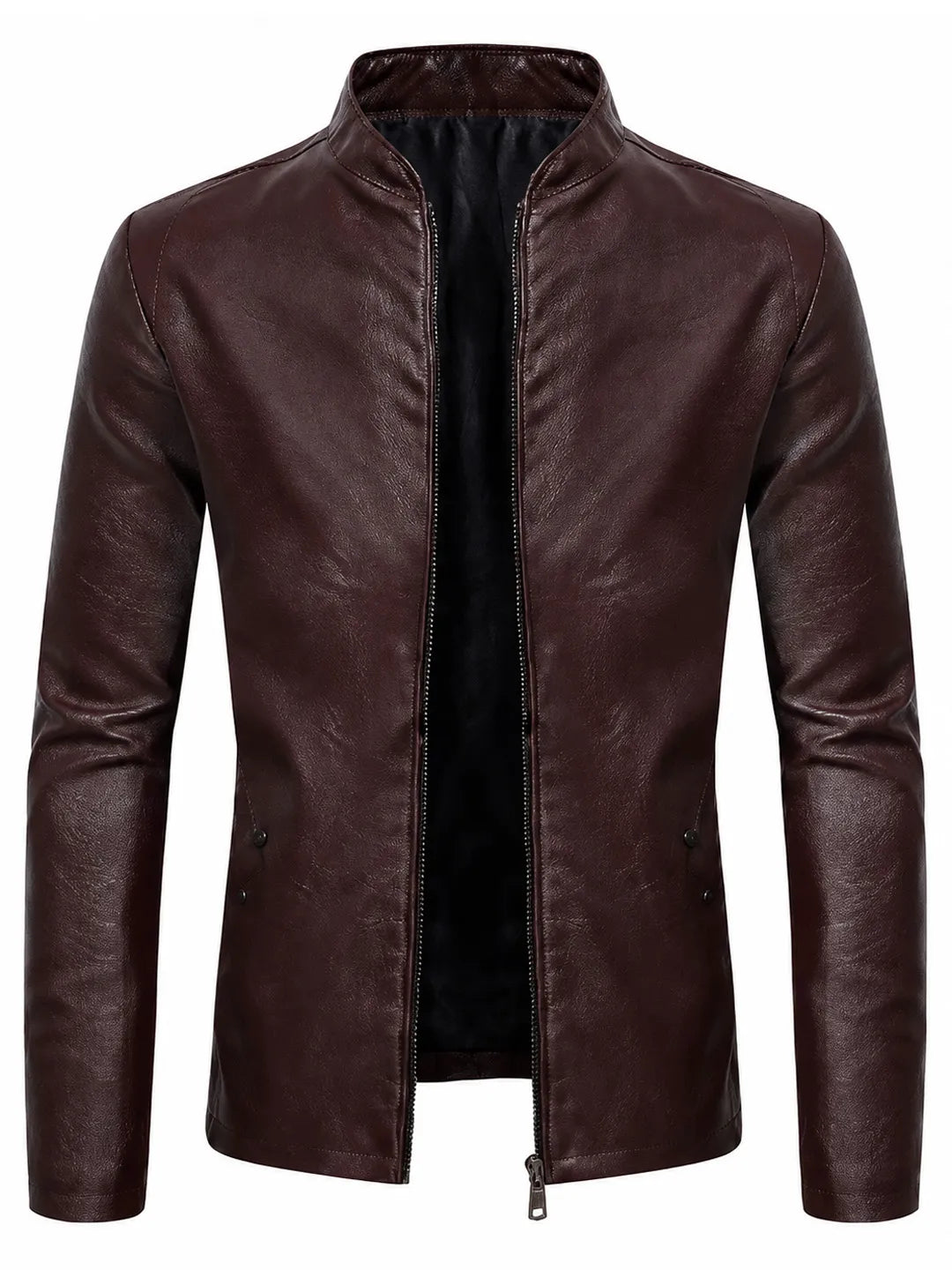 Whiteley | Jacket with Stand Collar and Zip Front