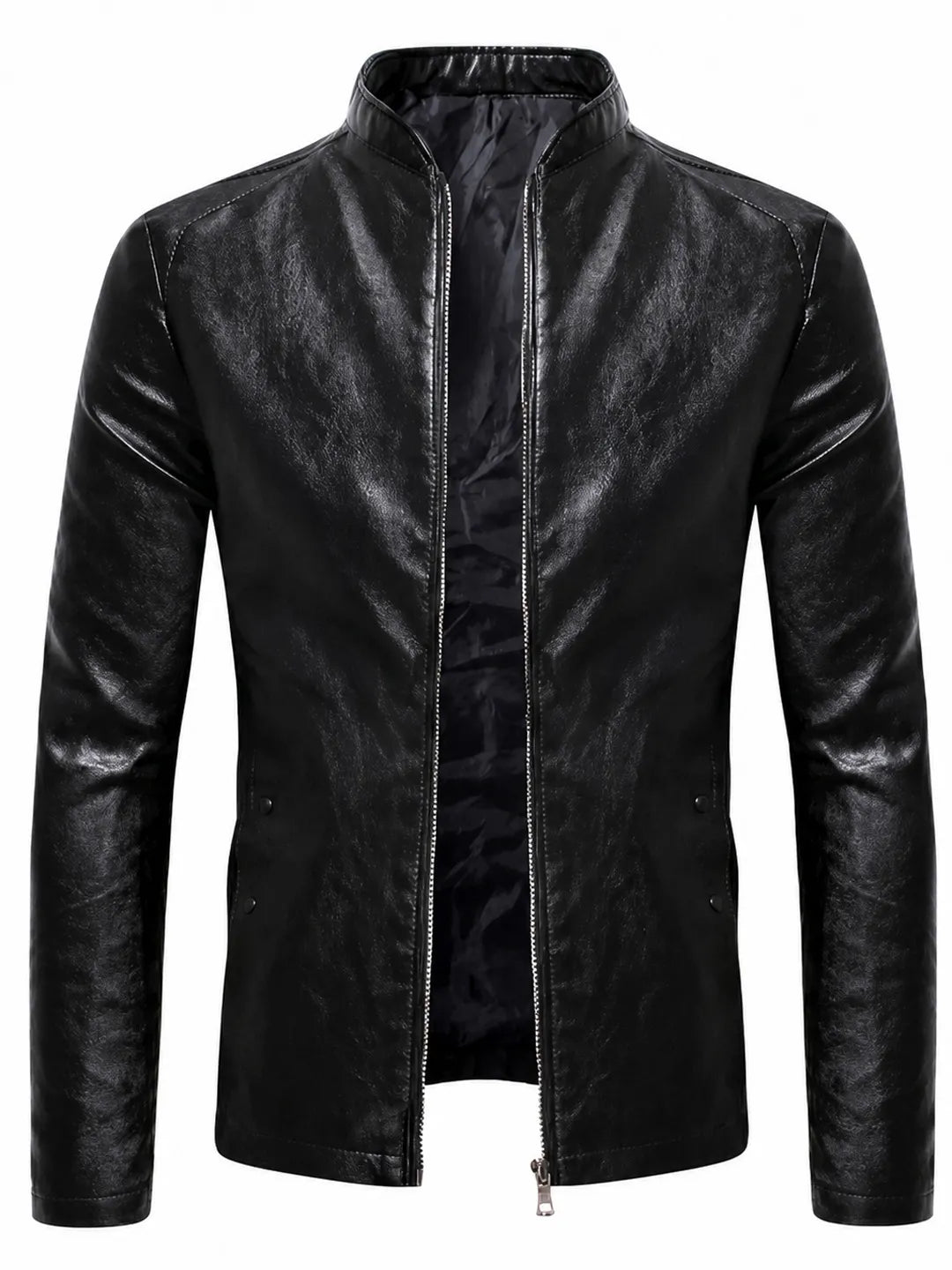 Whiteley | Jacket with Stand Collar and Zip Front
