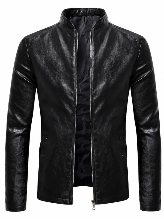 Whiteley | Jacket with Stand Collar and Zip Front