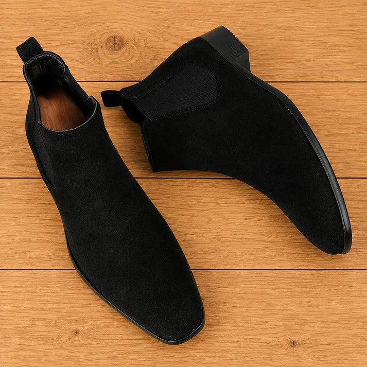 Kaspmarth | Casual Chelsea Boots with Suede-Look Finish