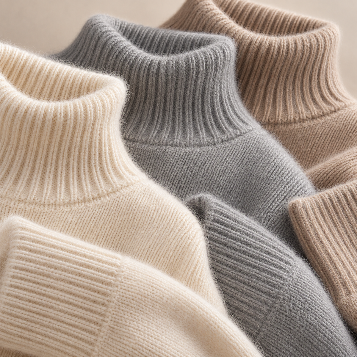 Rosella | Sweater With Ribbed Turtleneck and Relaxed Fit