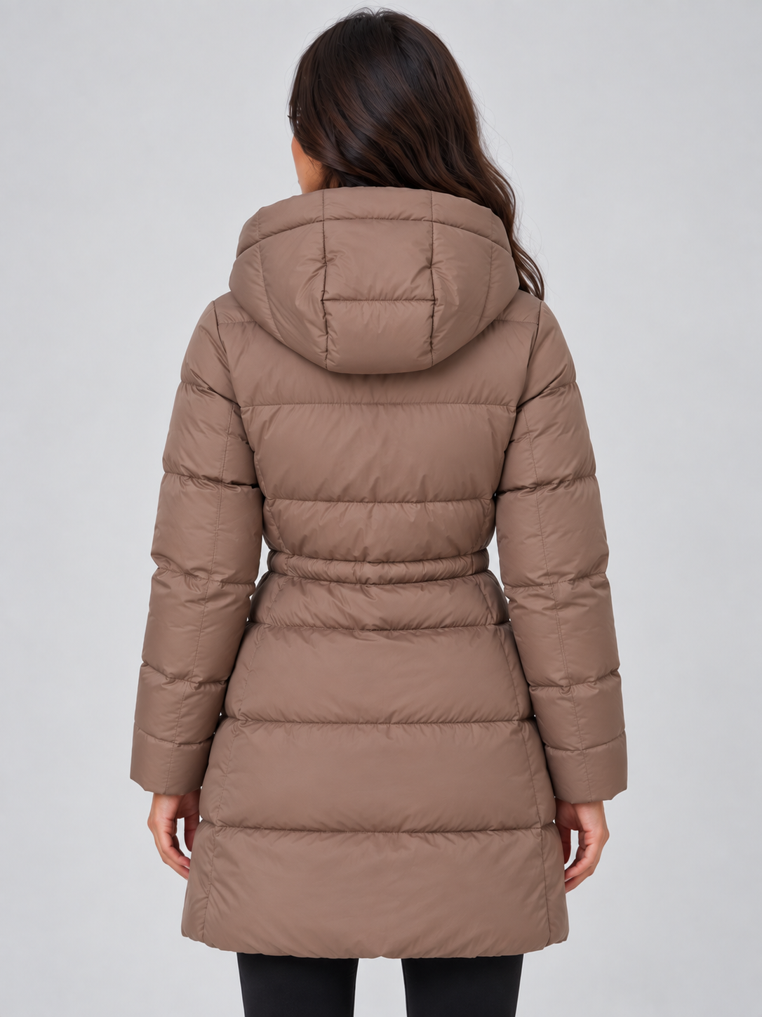 Anneke | Padded Winter Coat with Hood and Long Fit