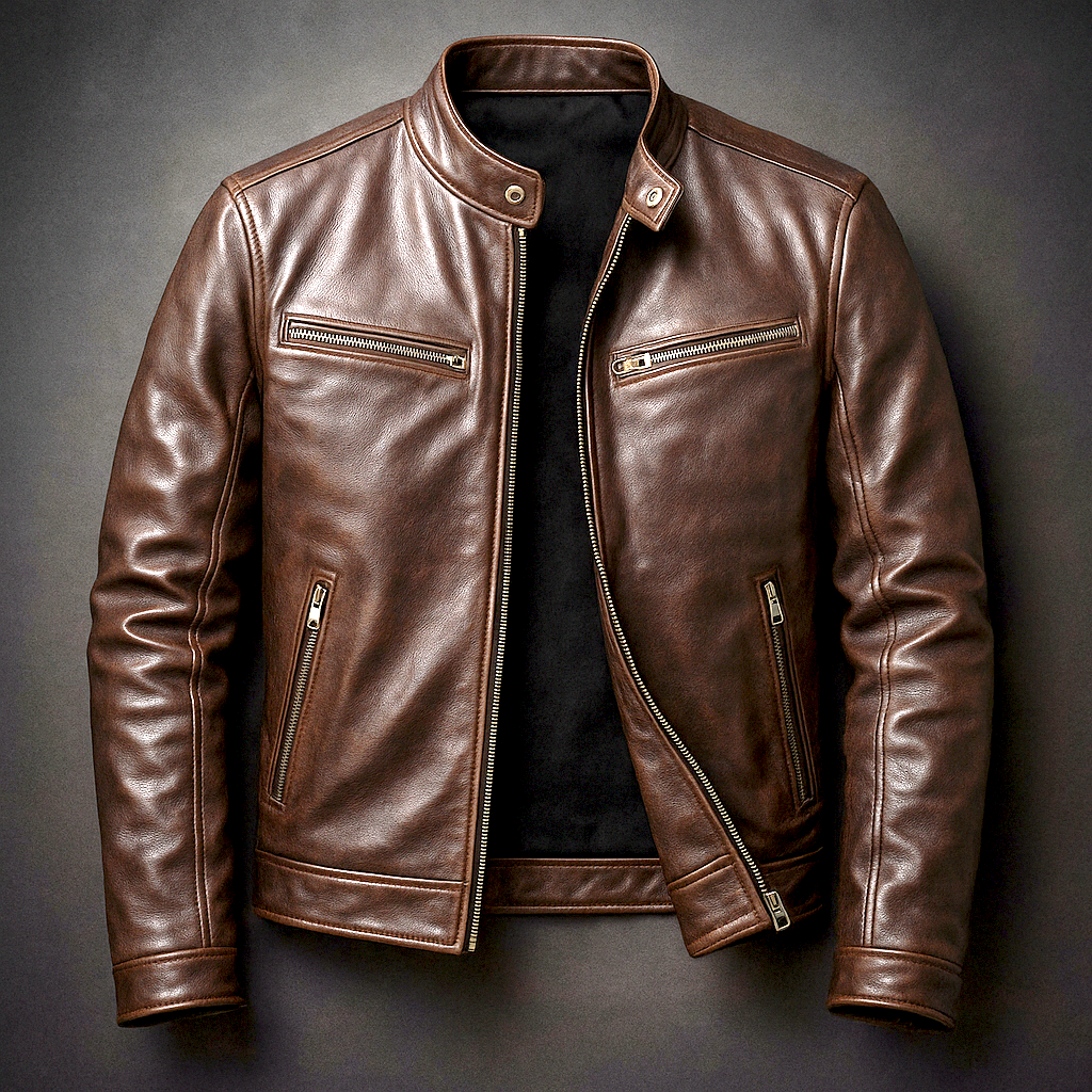 Michal | Jacket with Stand Collar and Zippers