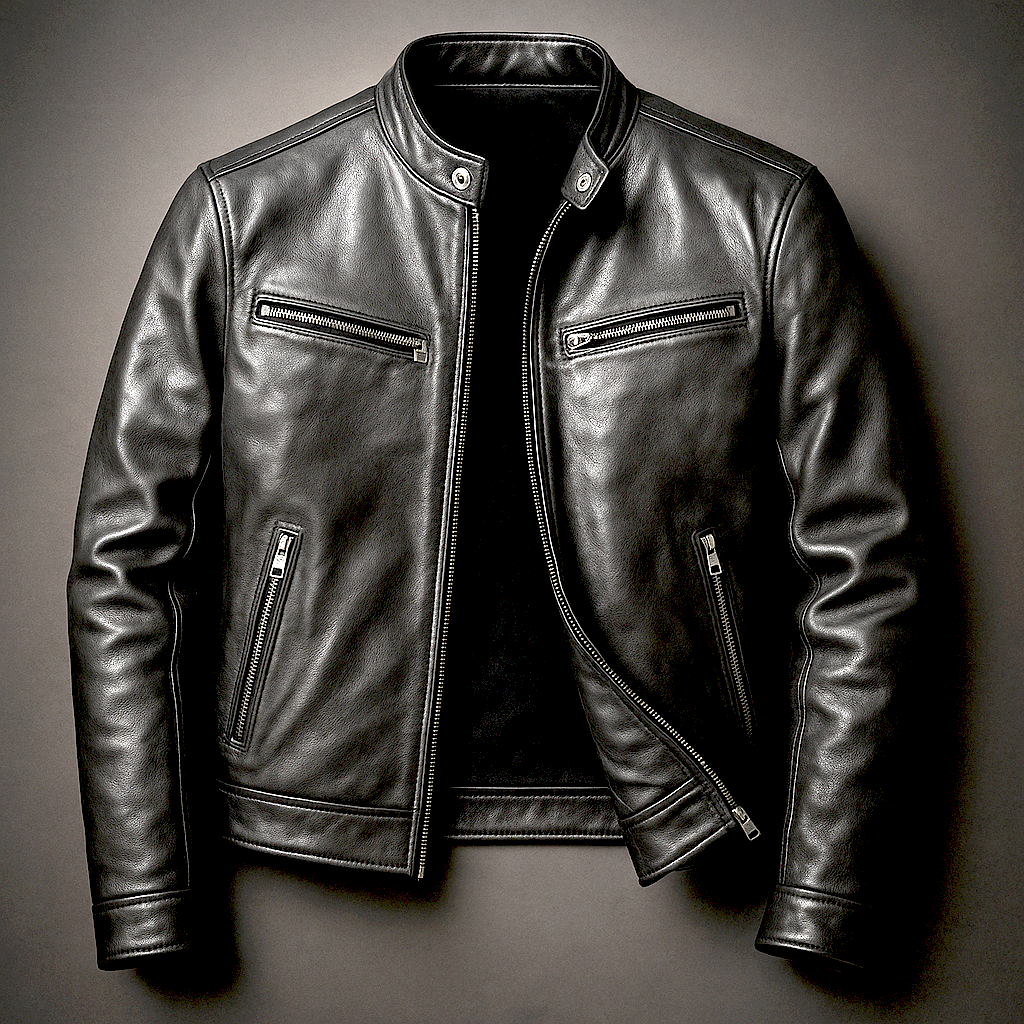 Michal | Jacket with Stand Collar and Zippers