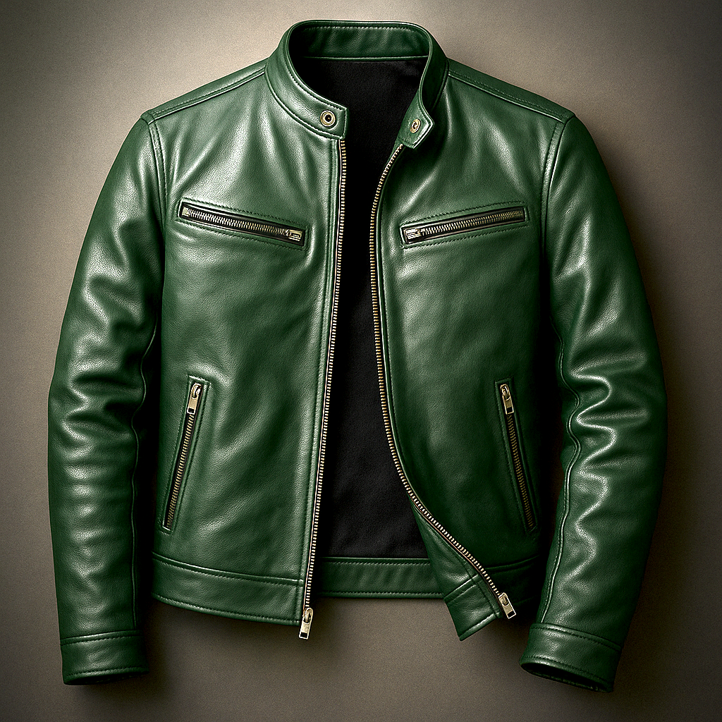 Michal | Jacket with Stand Collar and Zippers