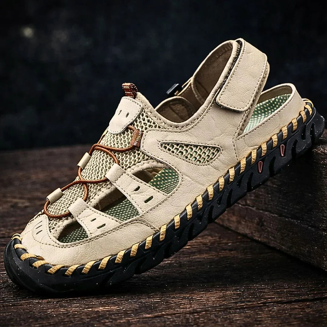 Gustavoo | Closed Toe Mesh Walking Sandals